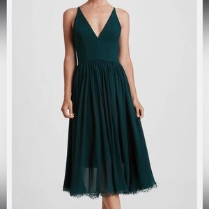 Dress the Population Alicia Chiffon Fit & Flare Cocktail